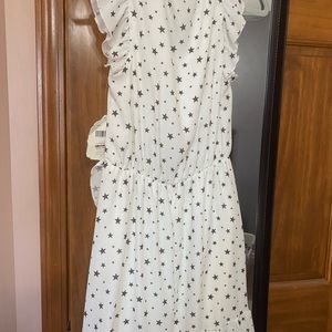 Womens altard state dress size small. Stars print